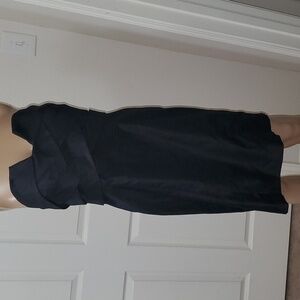 Adrienne vittadini m strapless knee length strappy depth upper deep vneck